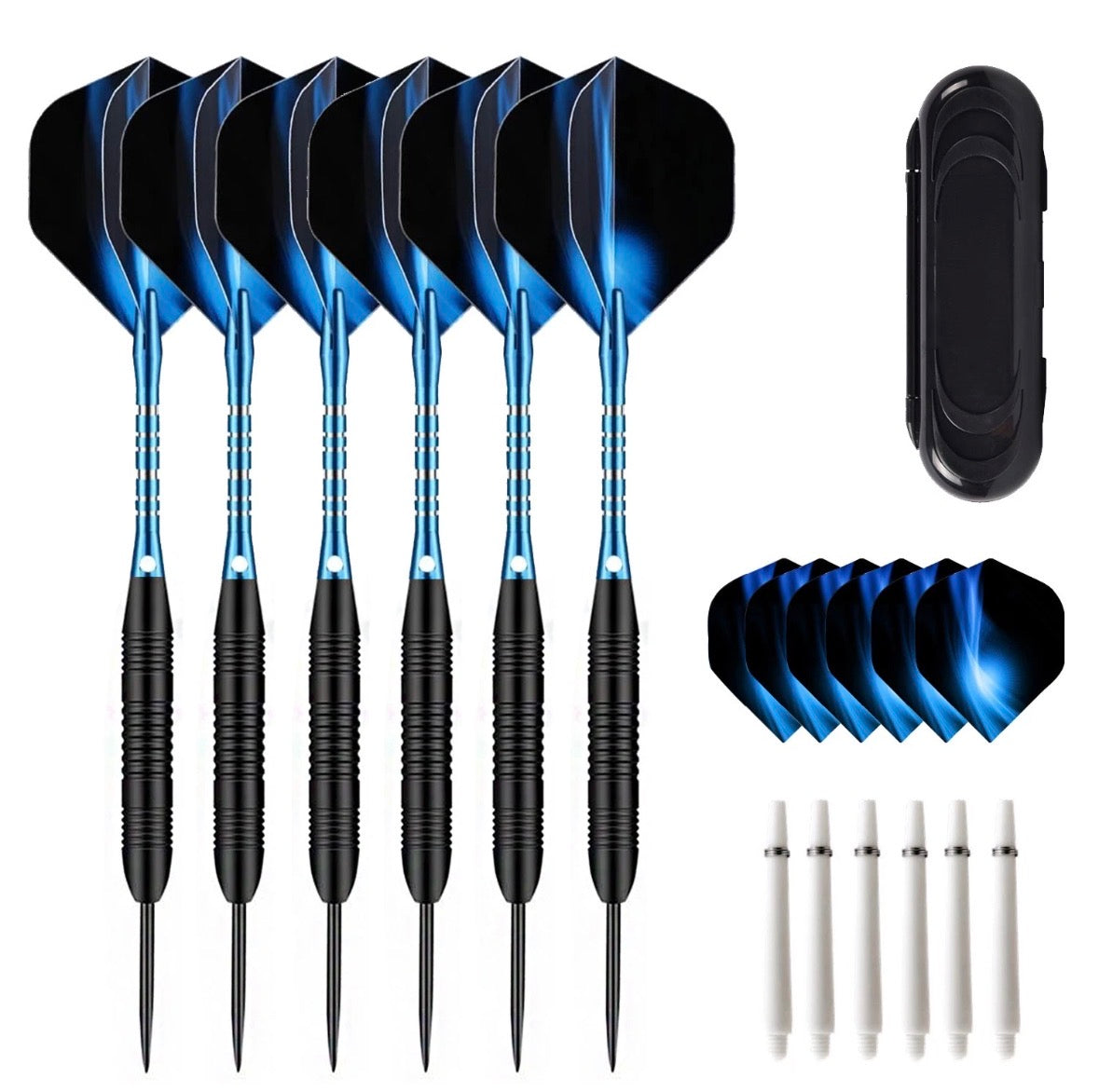 6Pcs 22g Professional Tungsten Darts Set