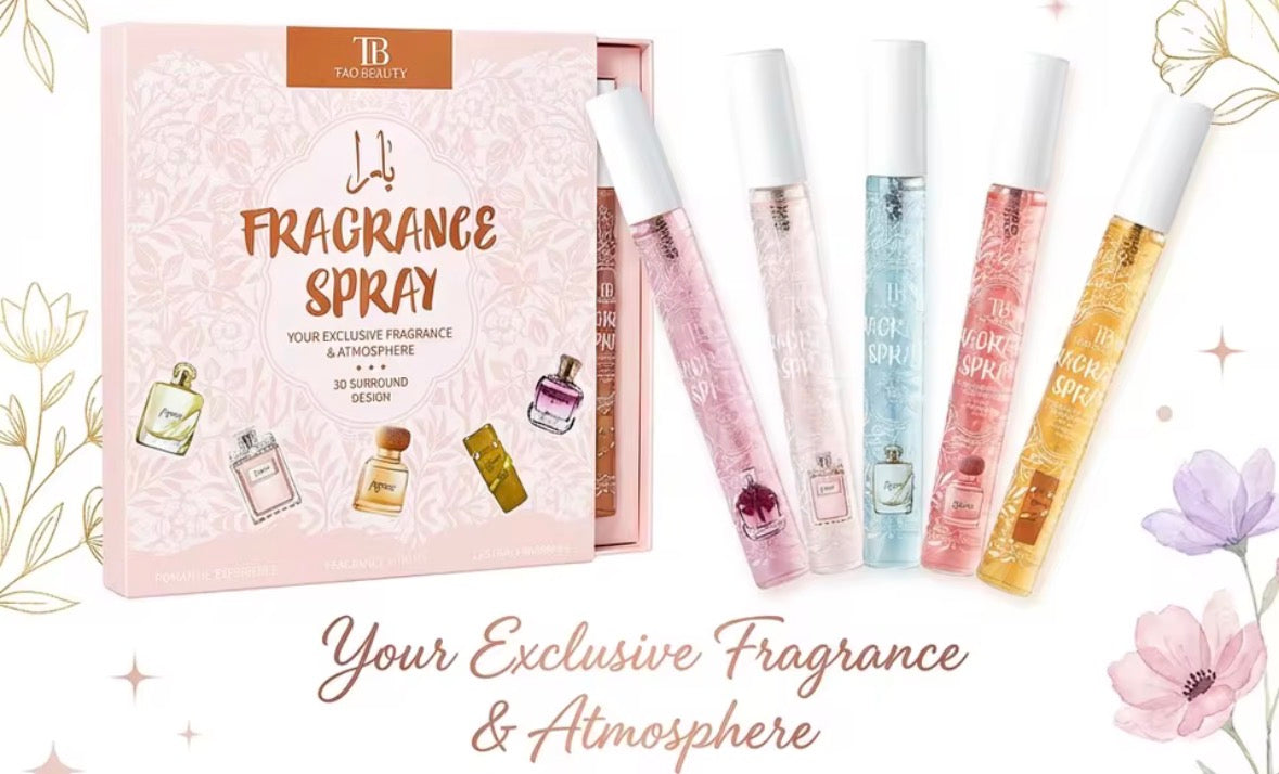 5pc Fragrance Body Spray