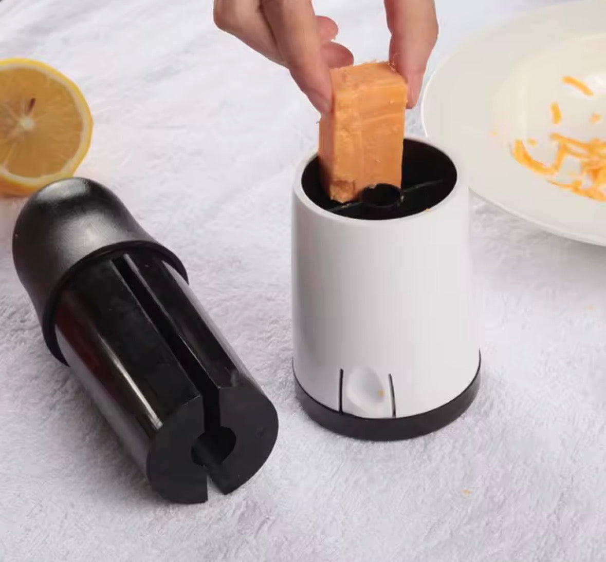 ABS+Stainless Steel Multifunctional Shredder Rotary Cheese Grater