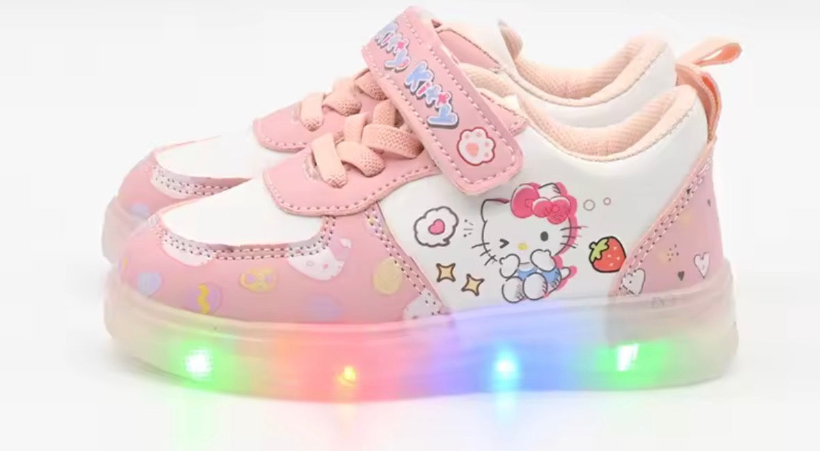 LED Kids Shoes Cute Cartoon