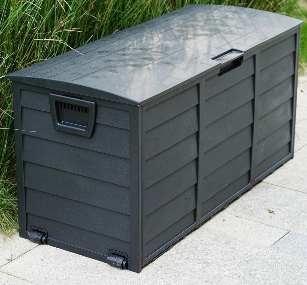 Black 300L Plastic Storage Box