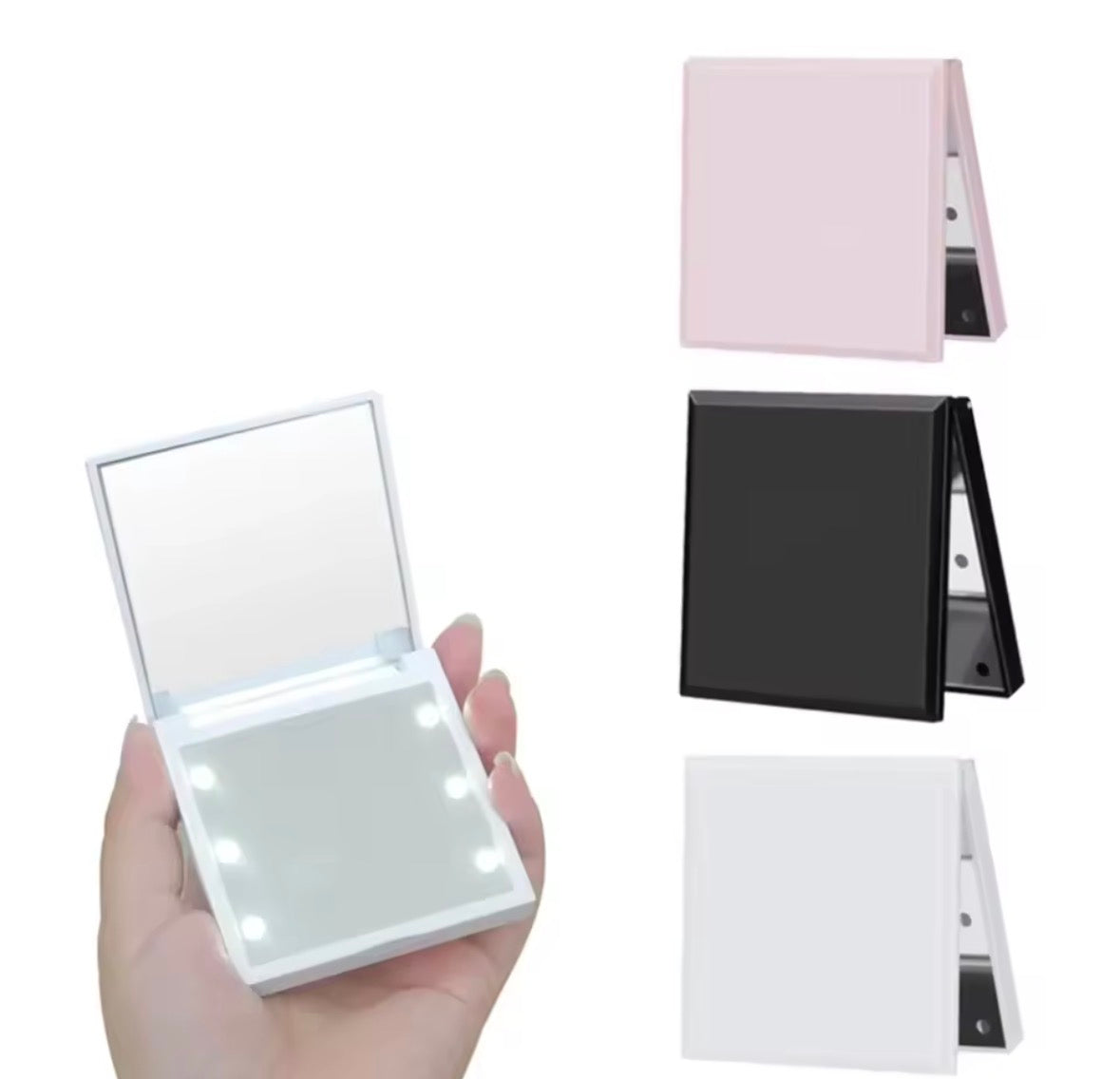 1PC 6 LED Lamps  Foldable Makeup Mirror