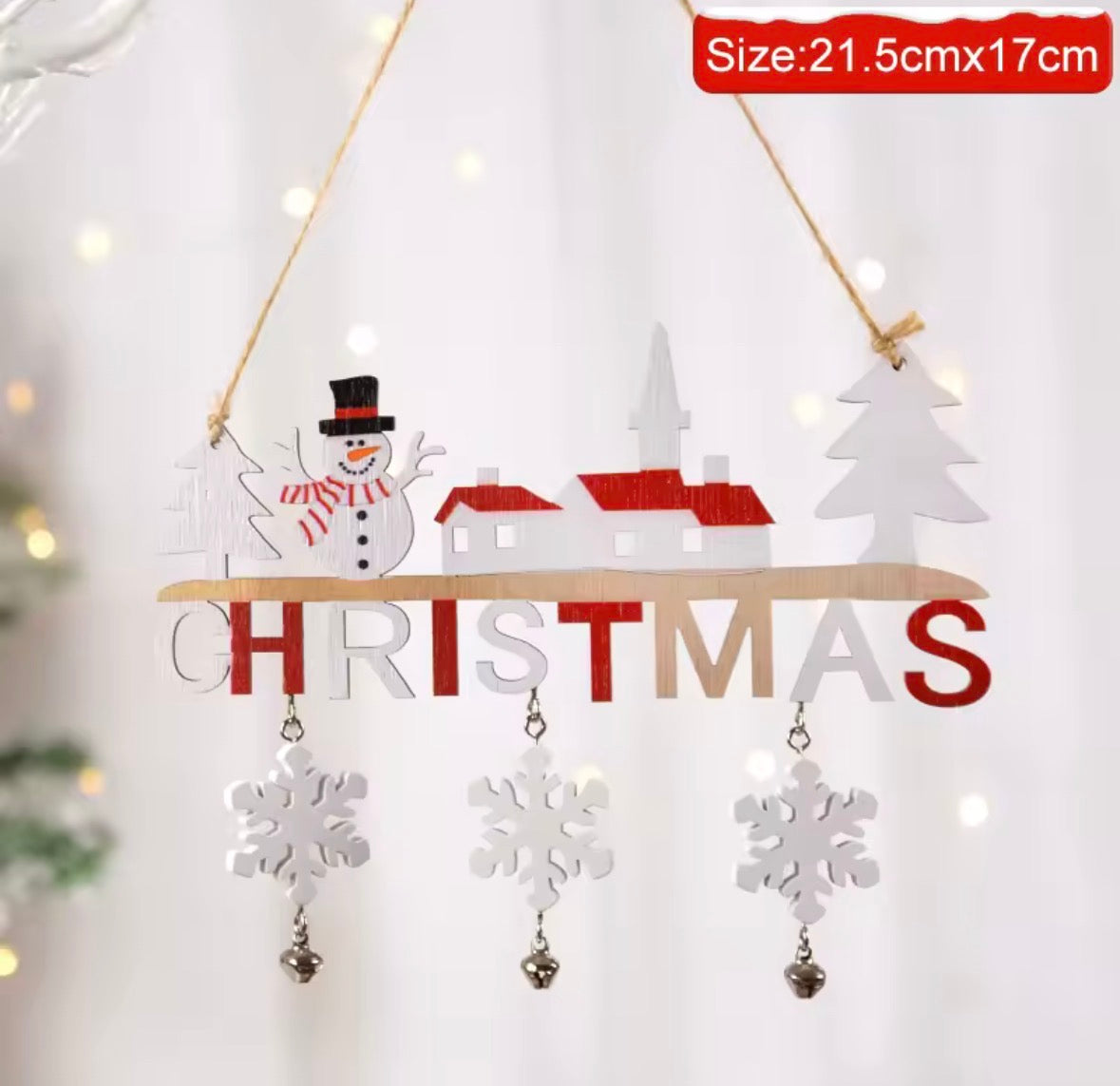 Wooden Hanging Ornament