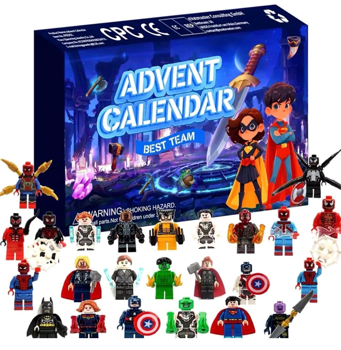 24Days Super Heroes Christmas Advent Calendar
