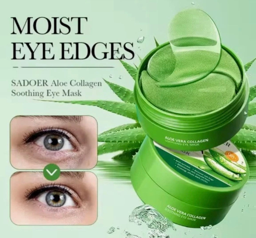 60Pcs Under Eye Patches Aloe Vera