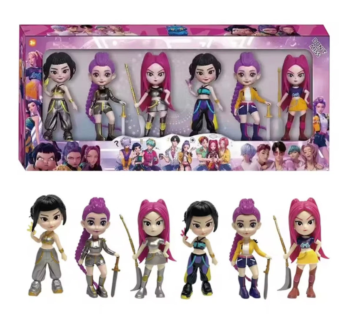 6pcs With Box