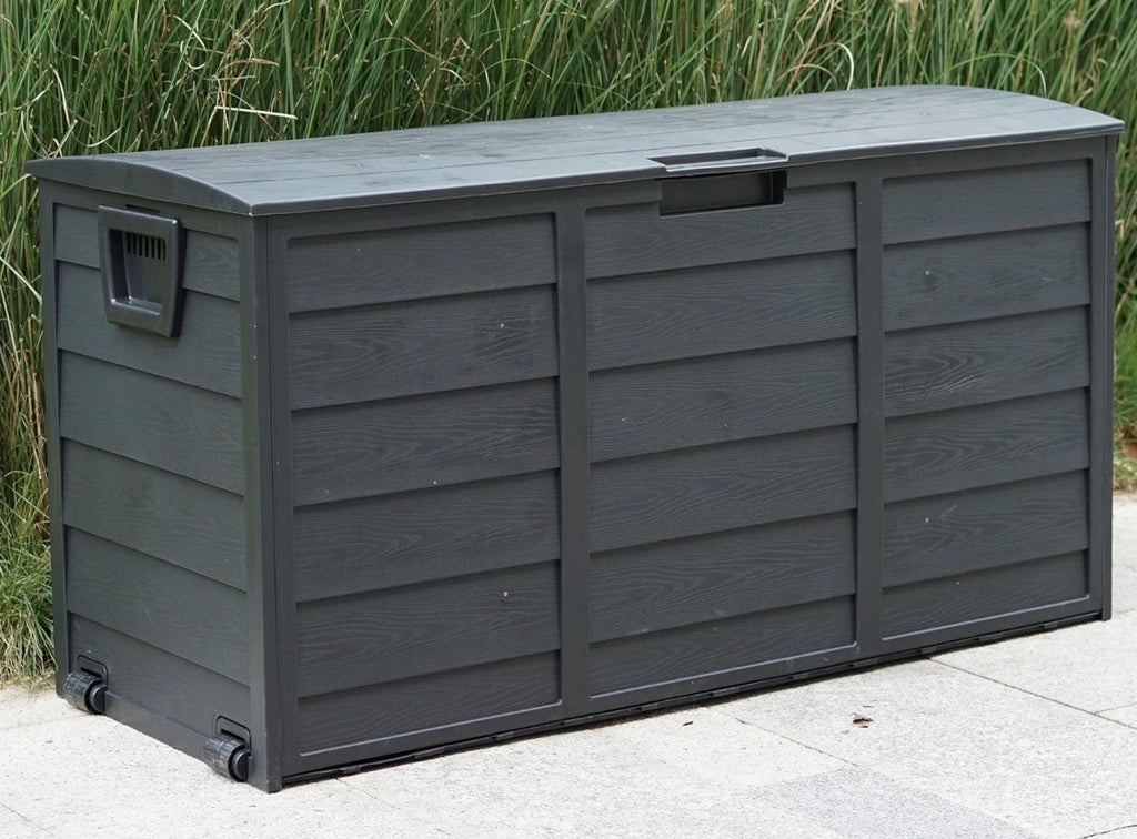 Black 300L Plastic Storage Box