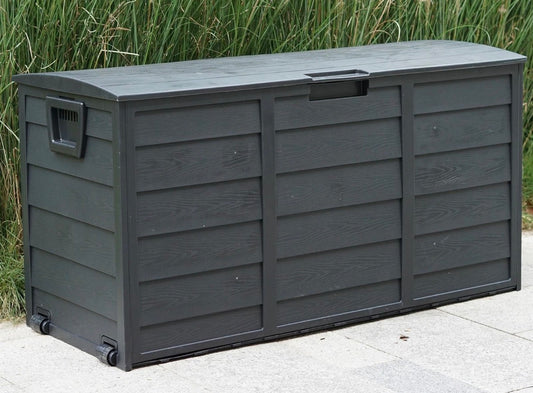 Black 300L Plastic Storage Box