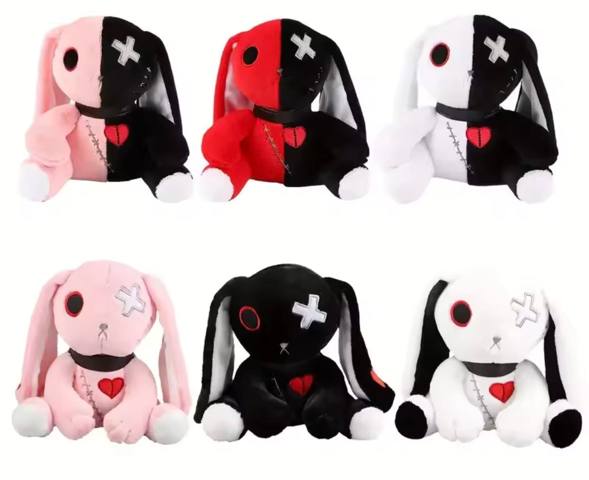 Goth Bunny Plushie