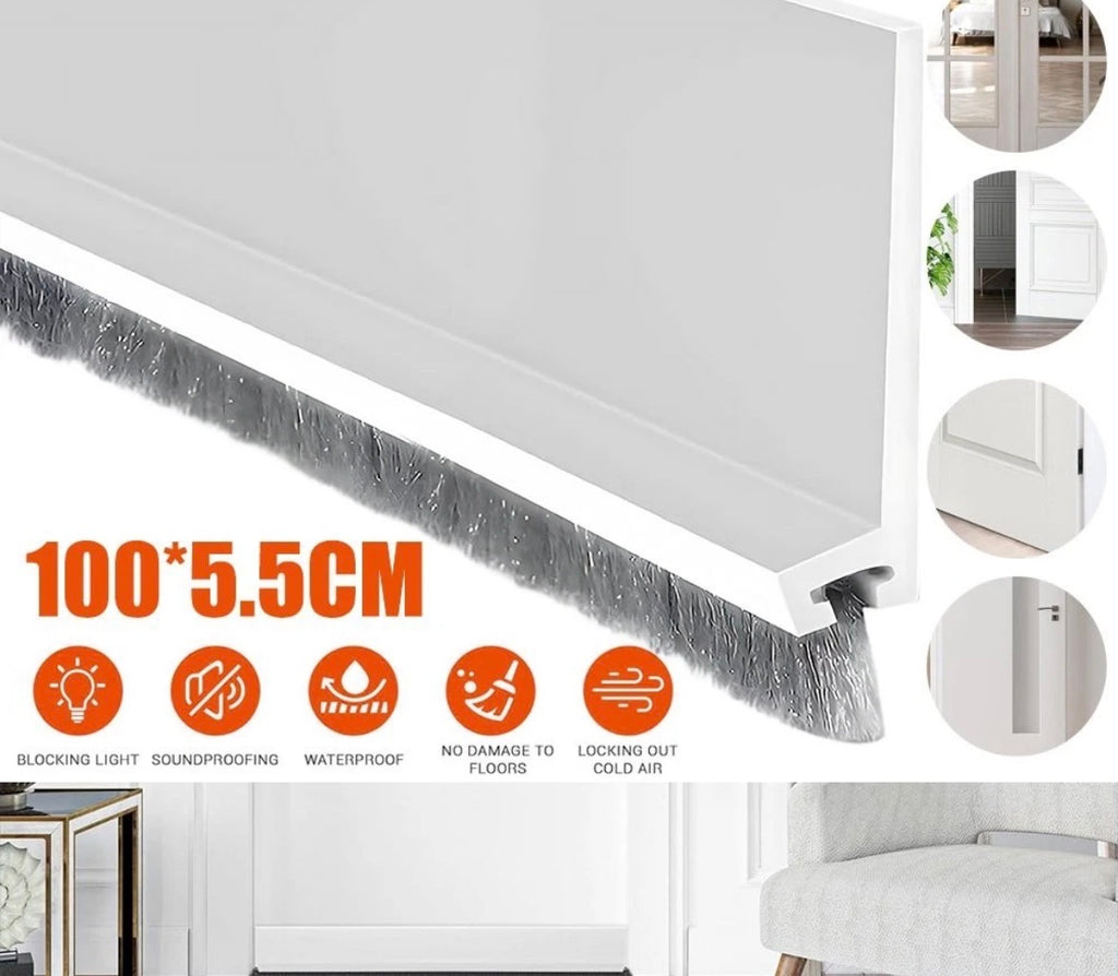 1Meters Window Brush Seal Strip Self Adhesive Weather Stripping Door Sweep