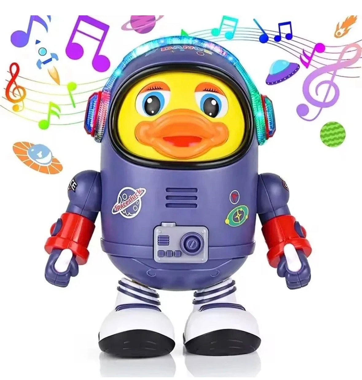 Electric Space Duck Music Move Walk Dancing