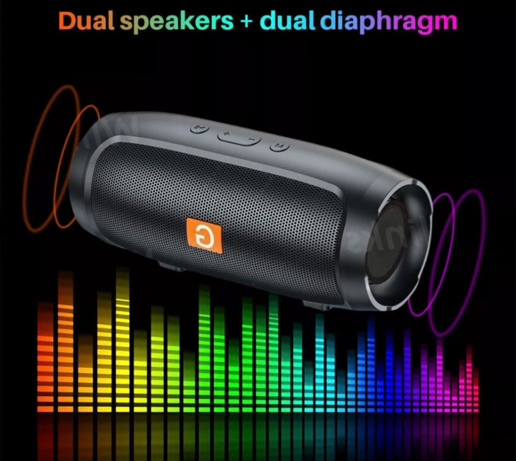 40W Portable Wireless Bluetooth Speaker Waterproof Stereo Bass Loud USB AUX FM