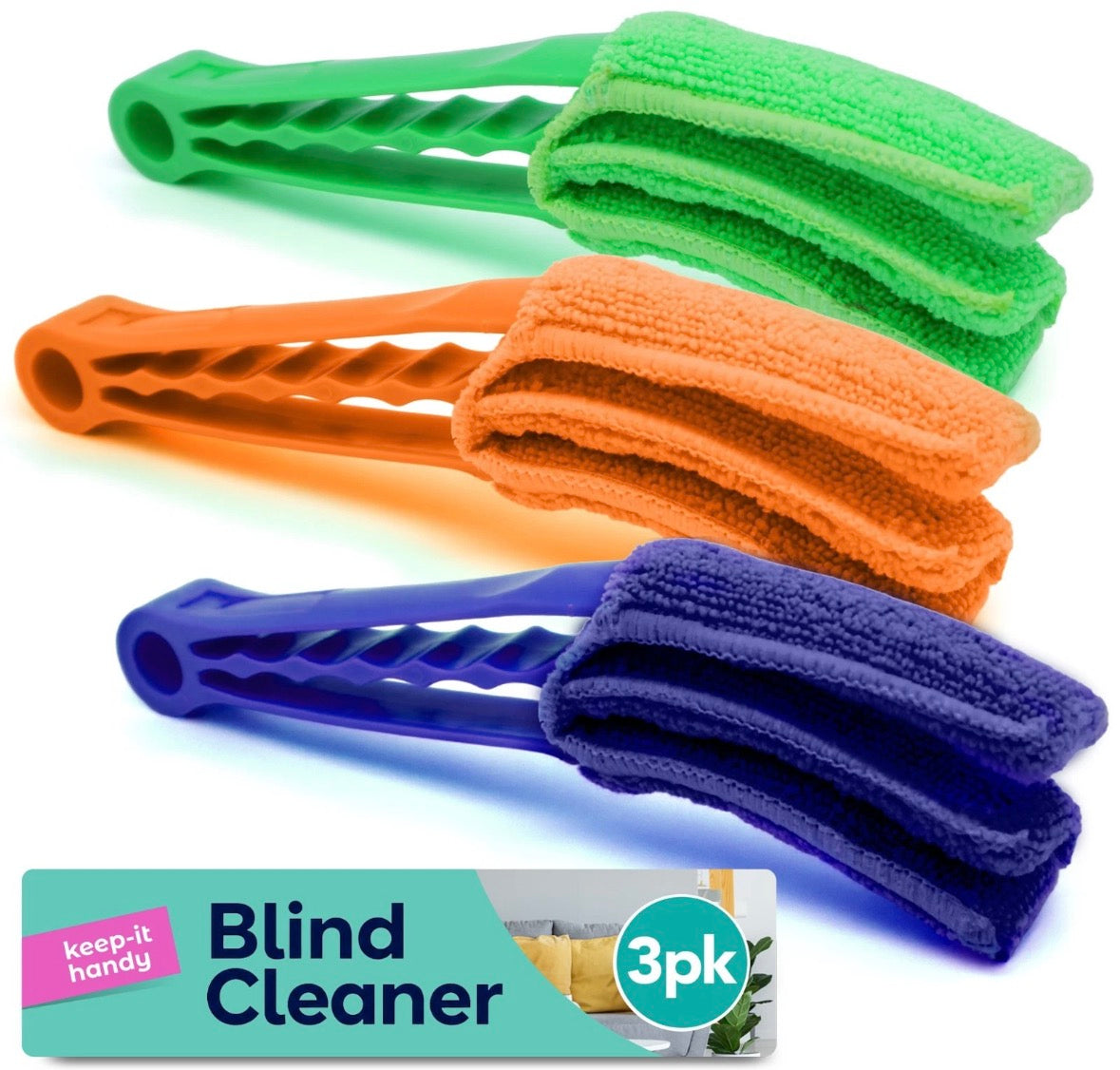 Venetian Blind Cleaner Brush 3pk