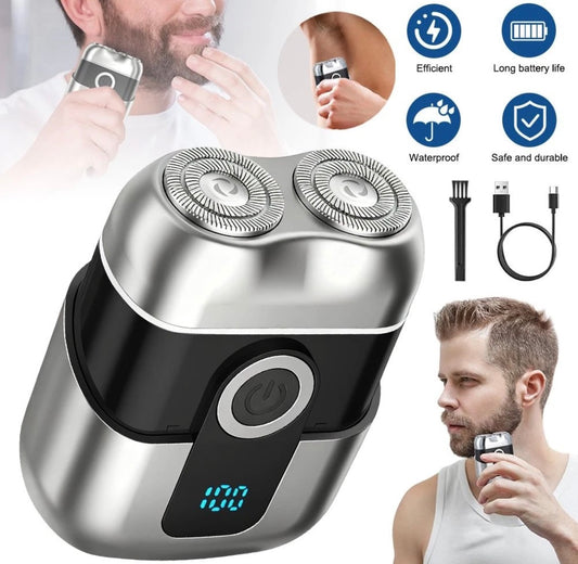 Electric Shaver With LCD Screen Magnetic Blade Head USB Rechargeable