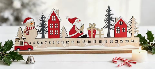 Wooden Christmas Countdown Calendar