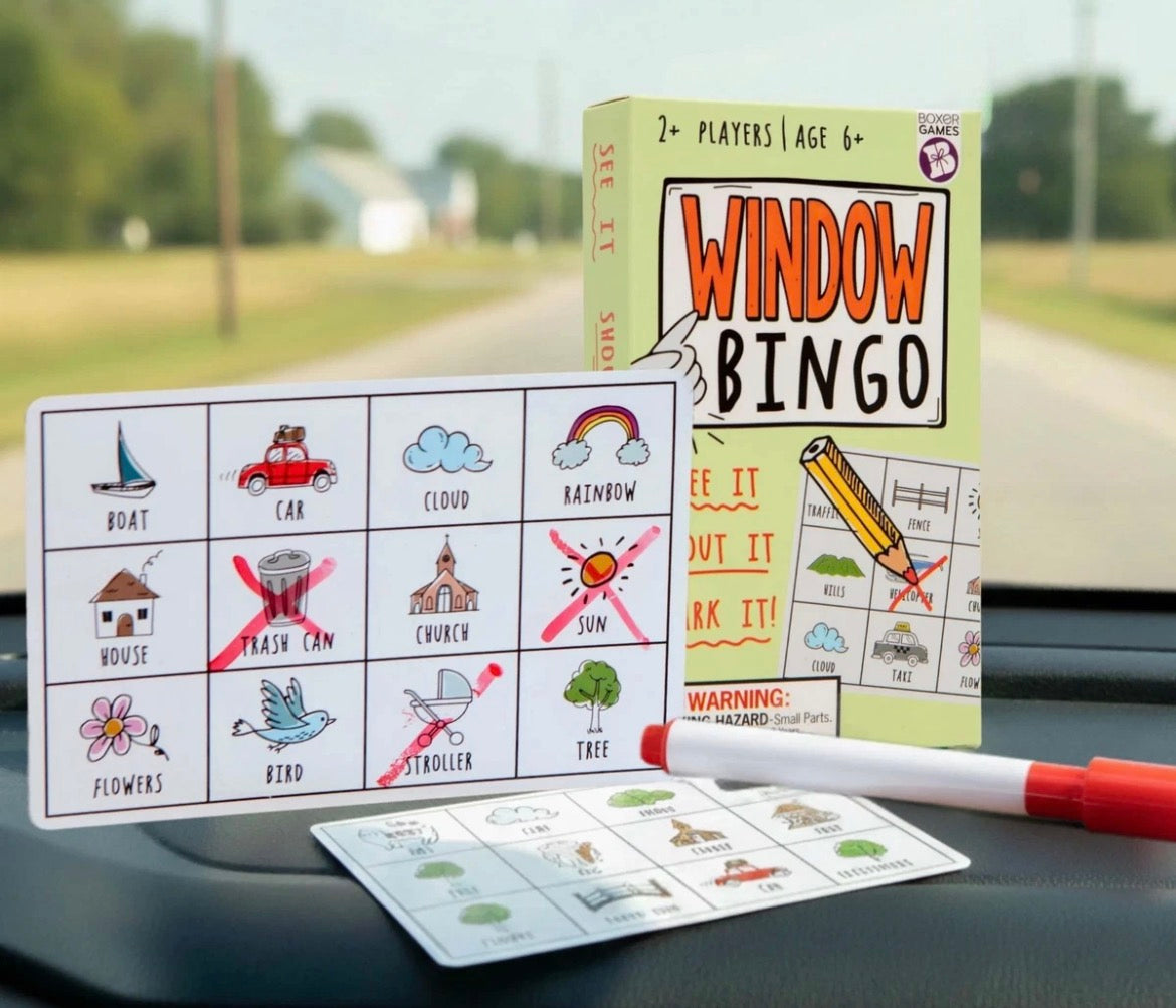 Travel Window Bingo