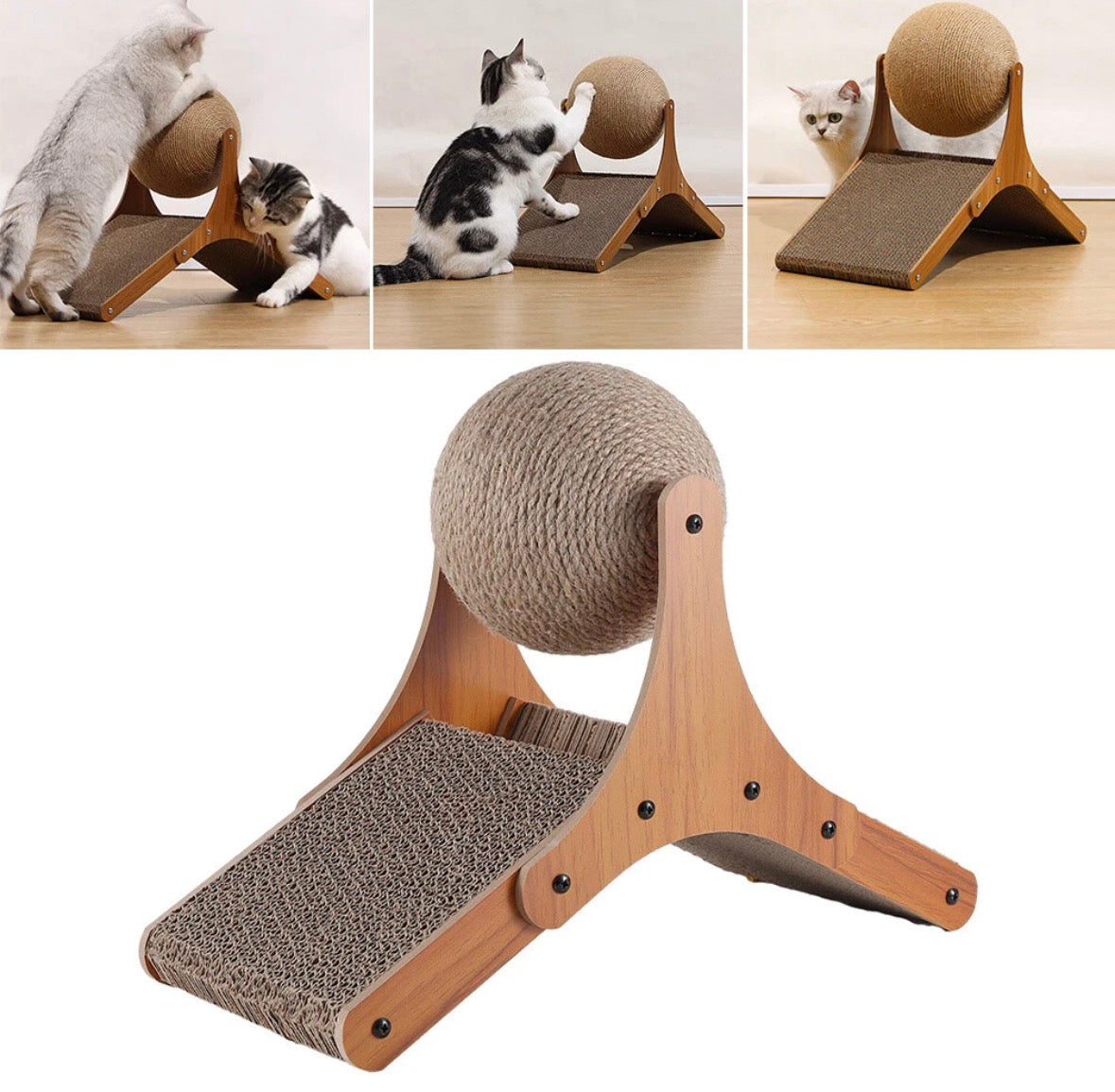 Cat Ball Scratching Post