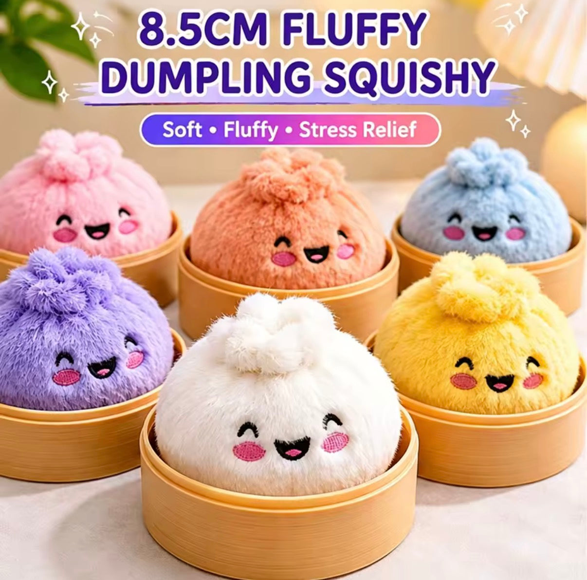 Fluffy Dumpling Squishy