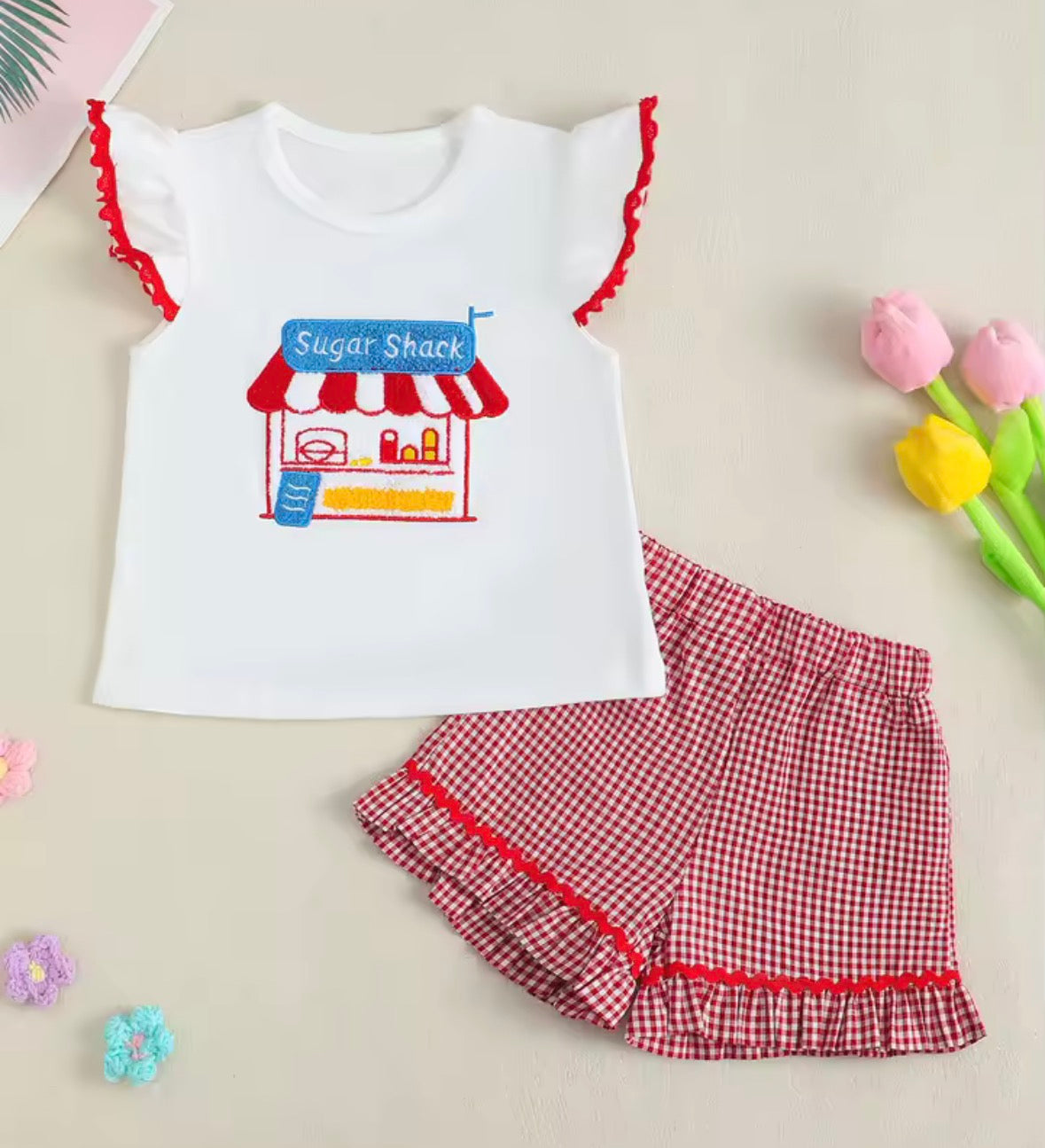 Candy House Pattern 2PC set