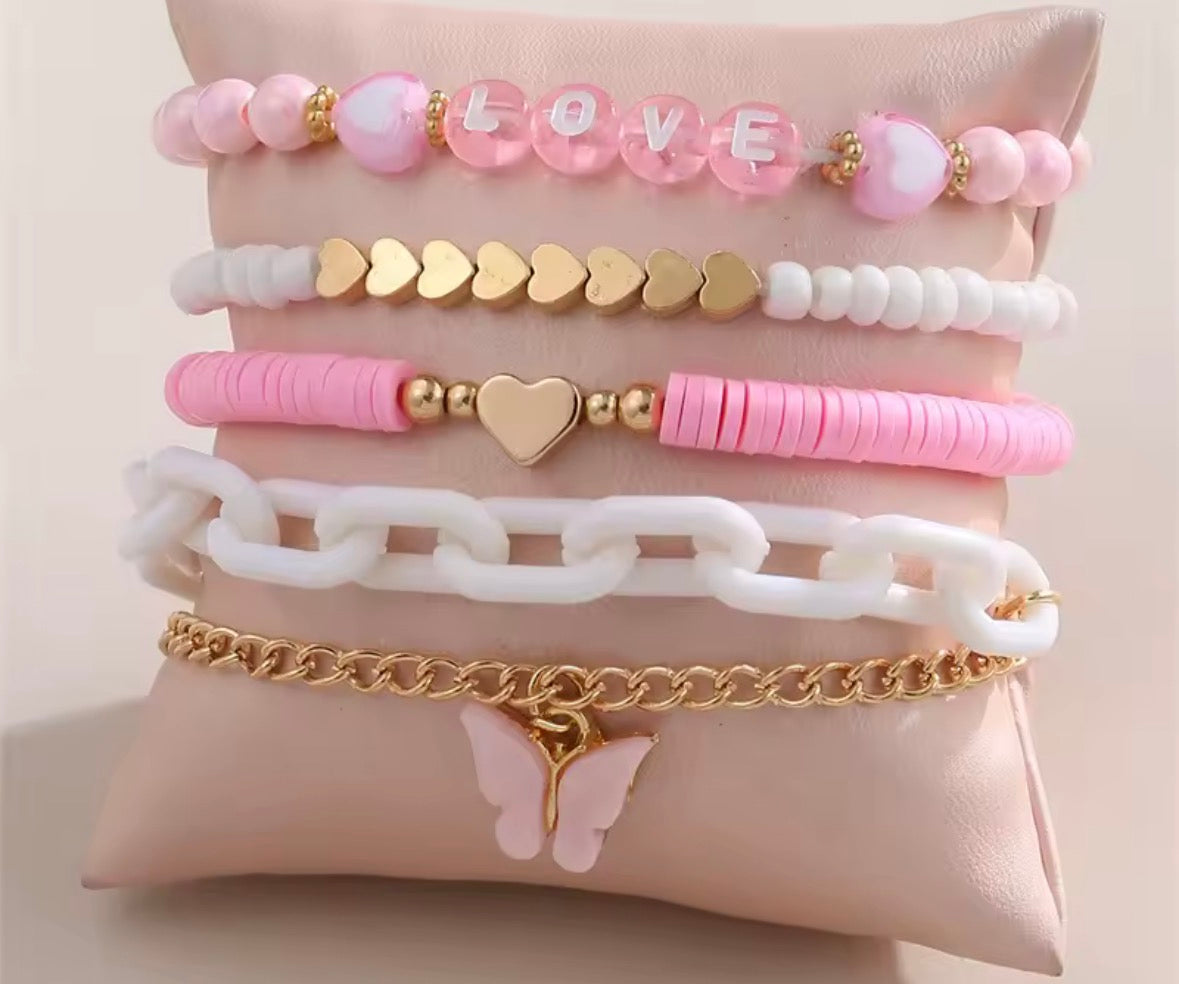 Butterfly Bracelet Set