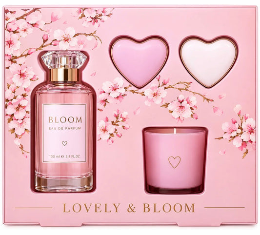 Calm & Relax Bathing Gift Set (Pink)