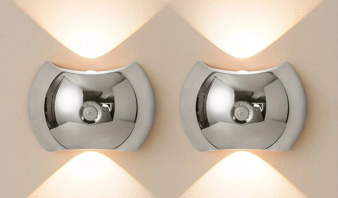 2x LED Motion Sensor Lights PIR Wireless
