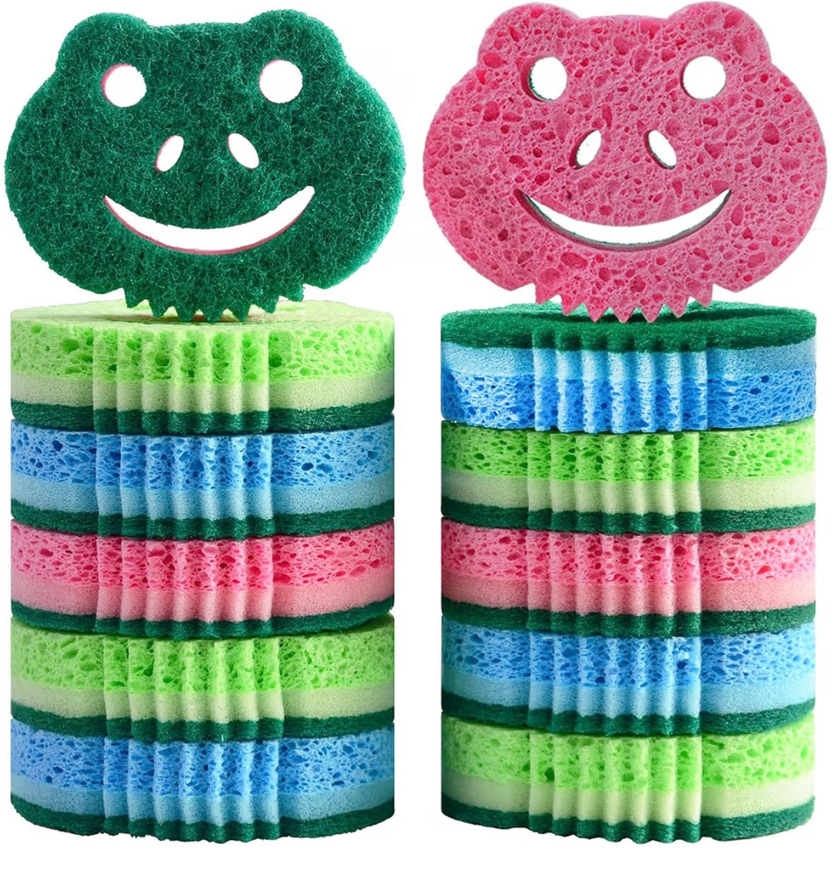 Frog Shape Sponges 12pk