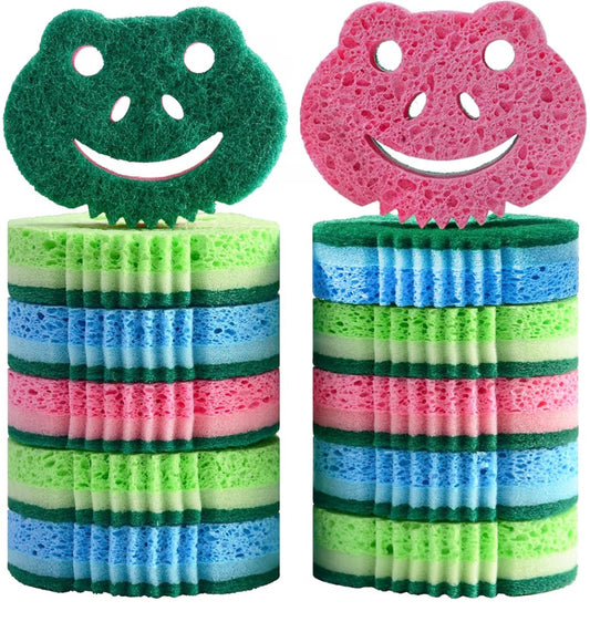 Frog Shape Sponges 12pk