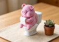 Cute Pig Bathroom Deco