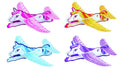 Unicorn Brightly Coloured Gliders X2