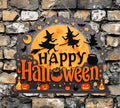 Happy Halloween Wooden Hanging Sign
