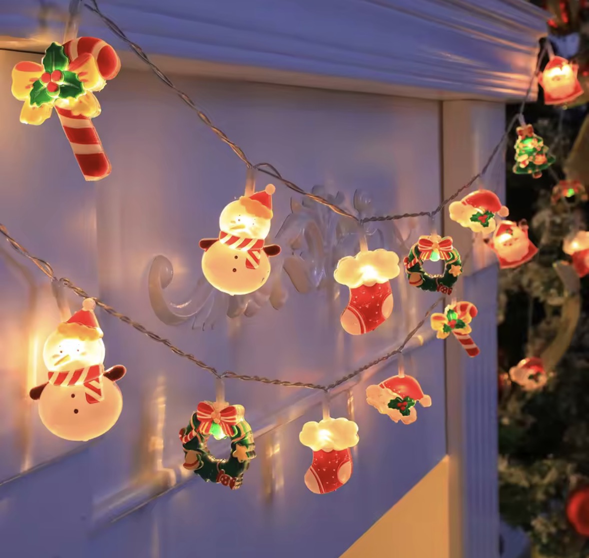 10 LED Christmas Lights