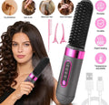 Hair Straightener  Brush Portable Comb USB Rechargeable