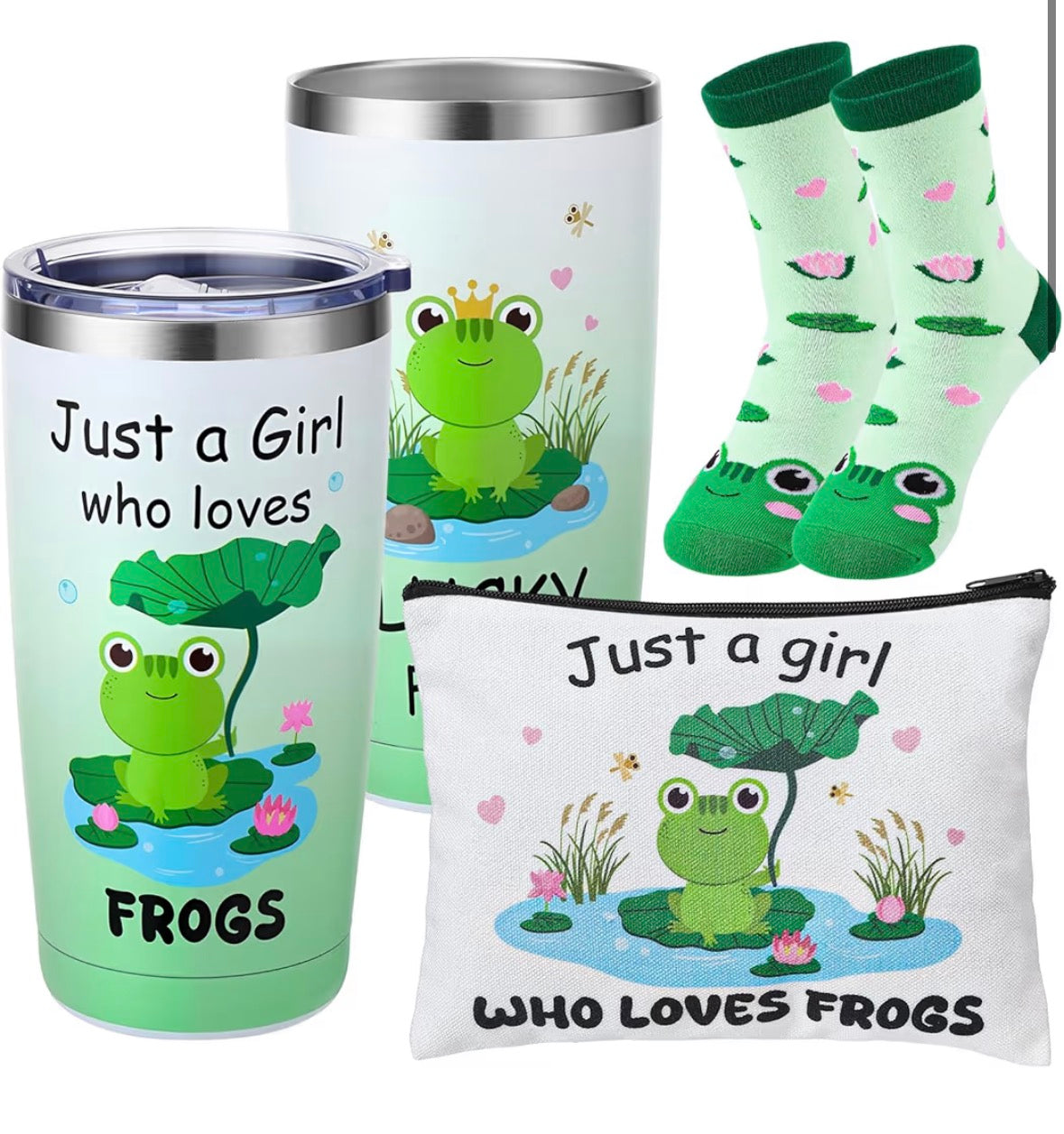 Just A Girl Who Loves Frogs Set