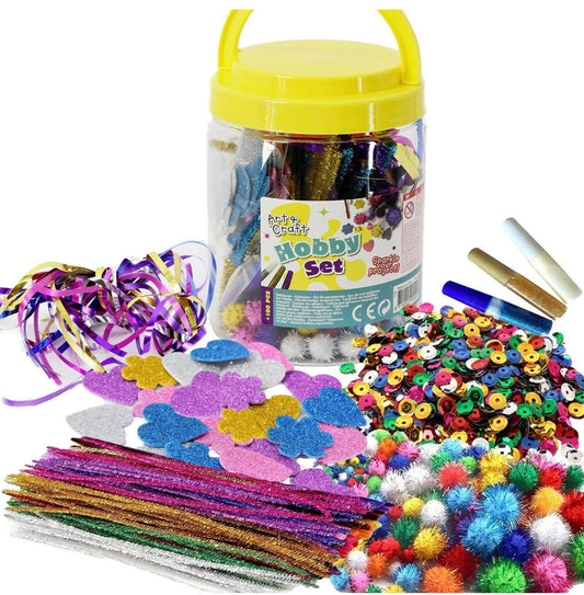 Arts and Crafts Kids Child's Craft Jar Art Set