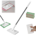 Disposable Dust Mop with 4  Reusable Cloths
