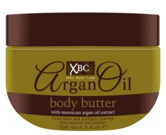 3x XBC Argan Oil Body Butter Nourish, Hydrate,Smooth Skin Cleanse - 250ml