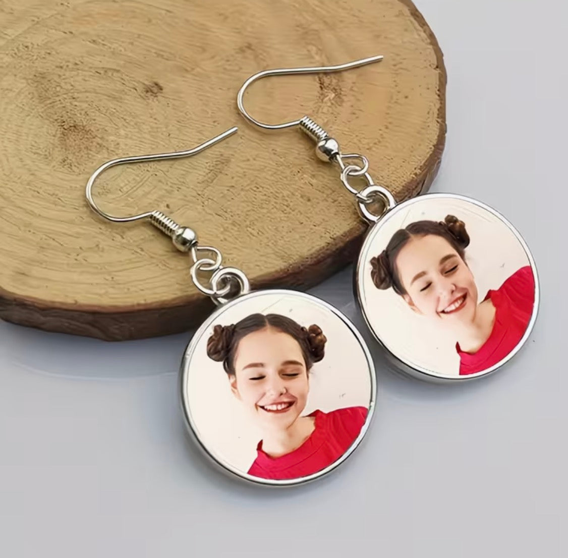 Personalised Photo Earrings