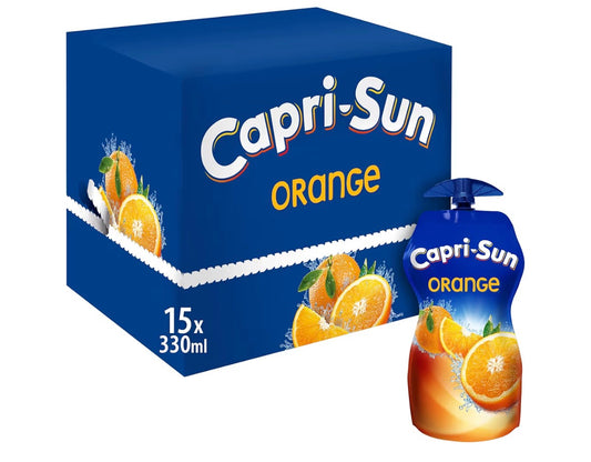 Orange (15 x 330ml Bulk Multipack) With Resealable Cap