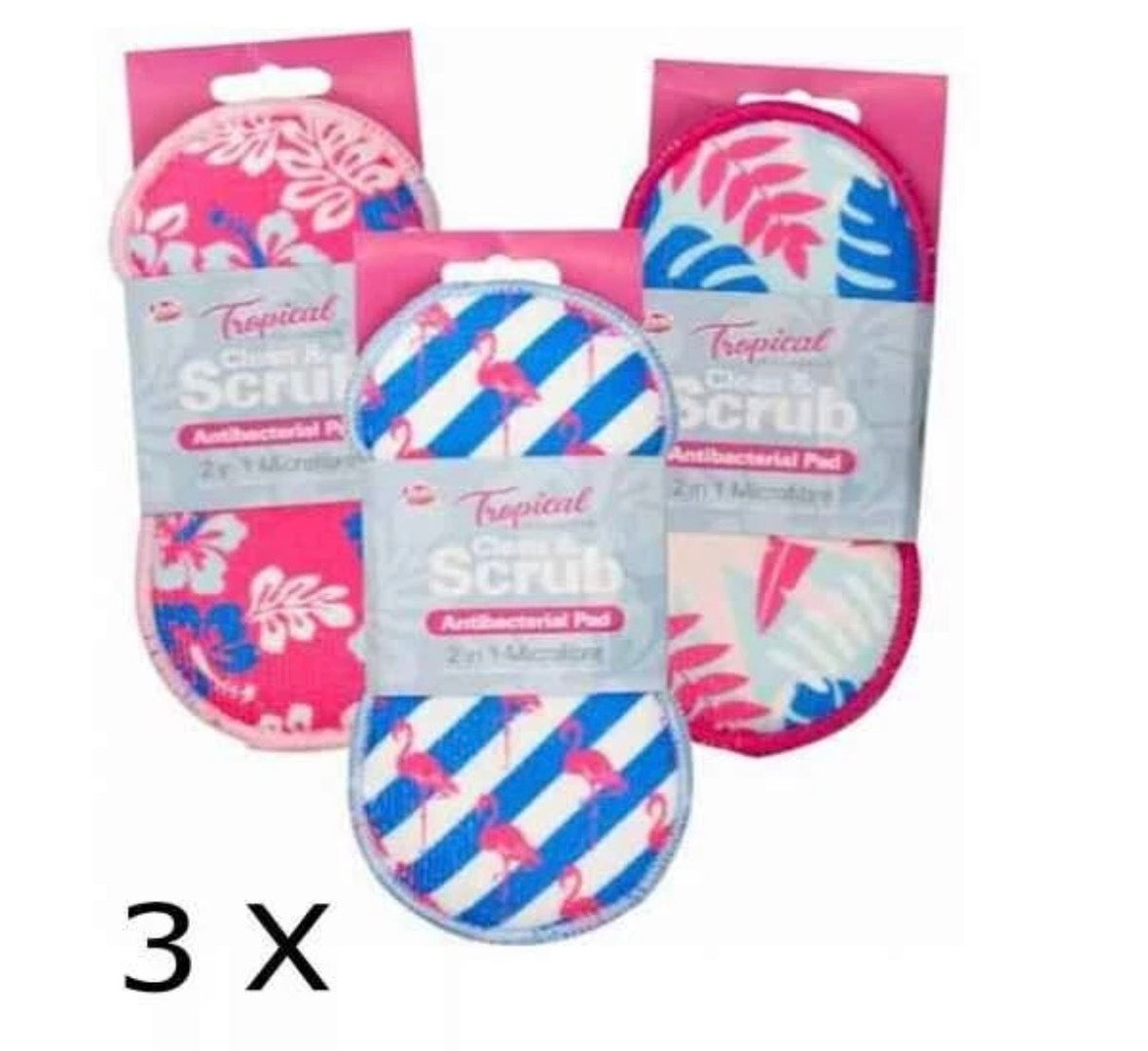 Pack of 3  Clean & Scrub Pads