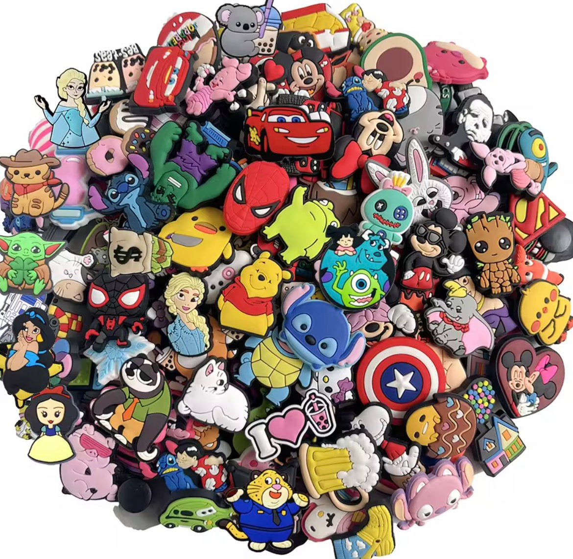 30 Elegant Random Croc Charms