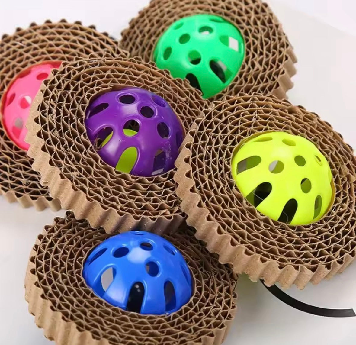 10pcs Cat Scratching Ball Toy