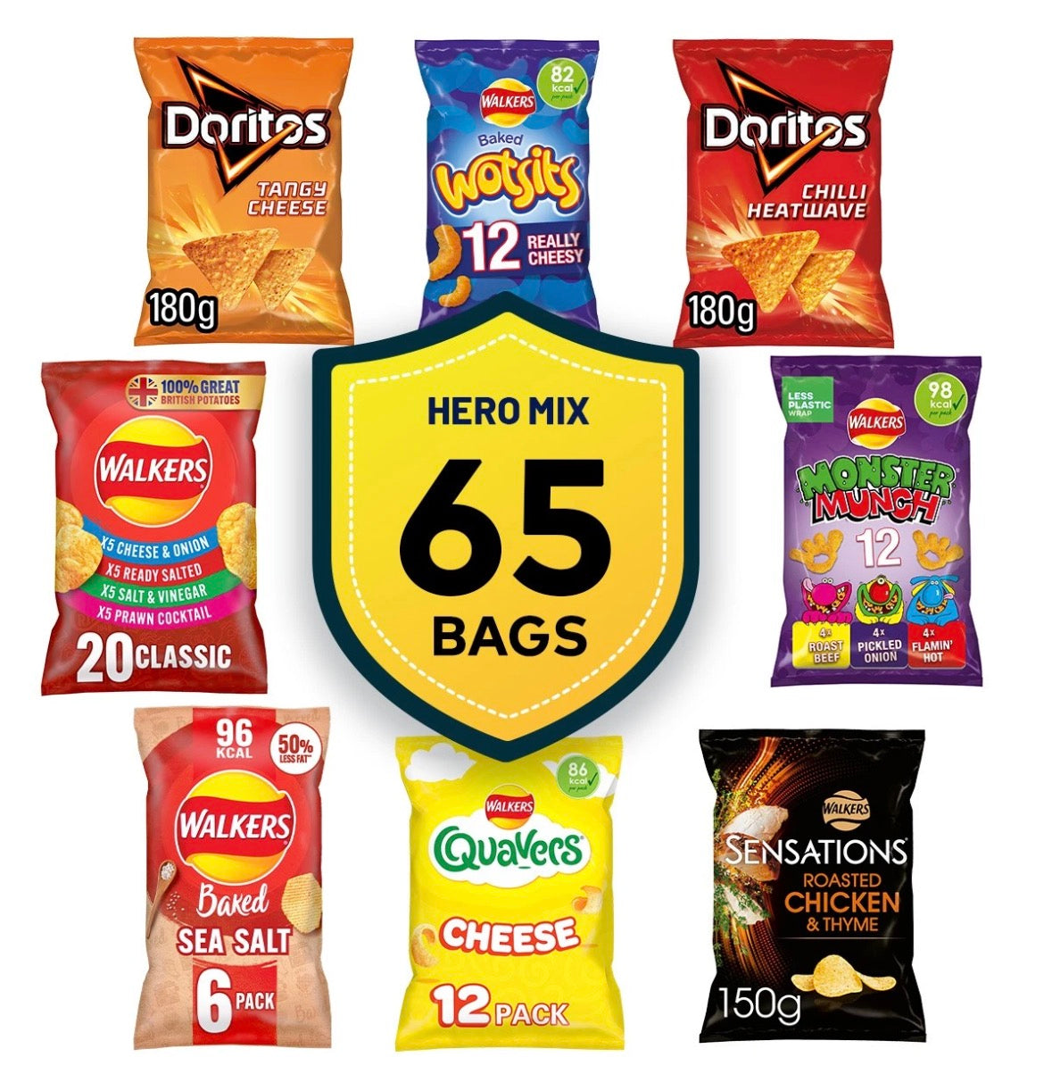 Crisps Bundle 65 Bags