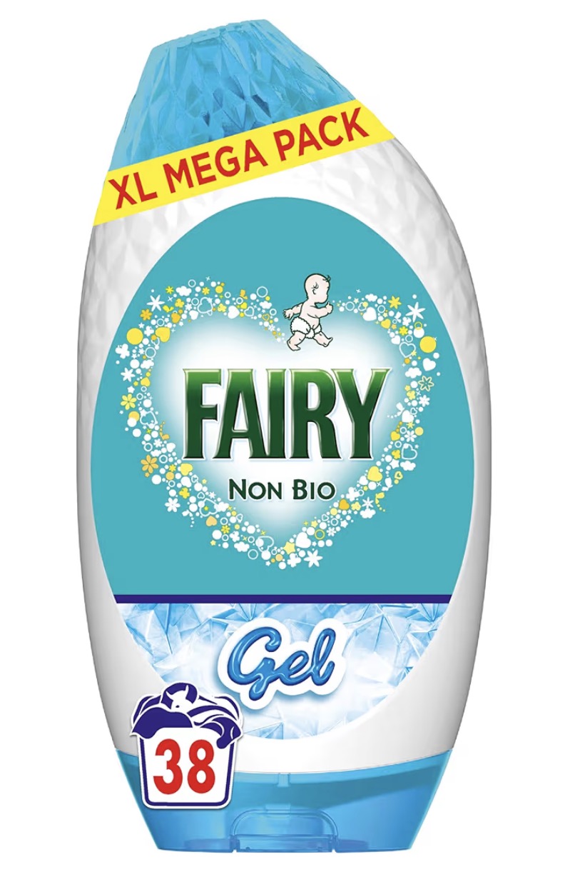 Fairy Non Bio Laundry Detergent Gel, 38 Washes For Sensitive Skin