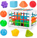 Sensory Toy Activity Cube, Montessori Toys