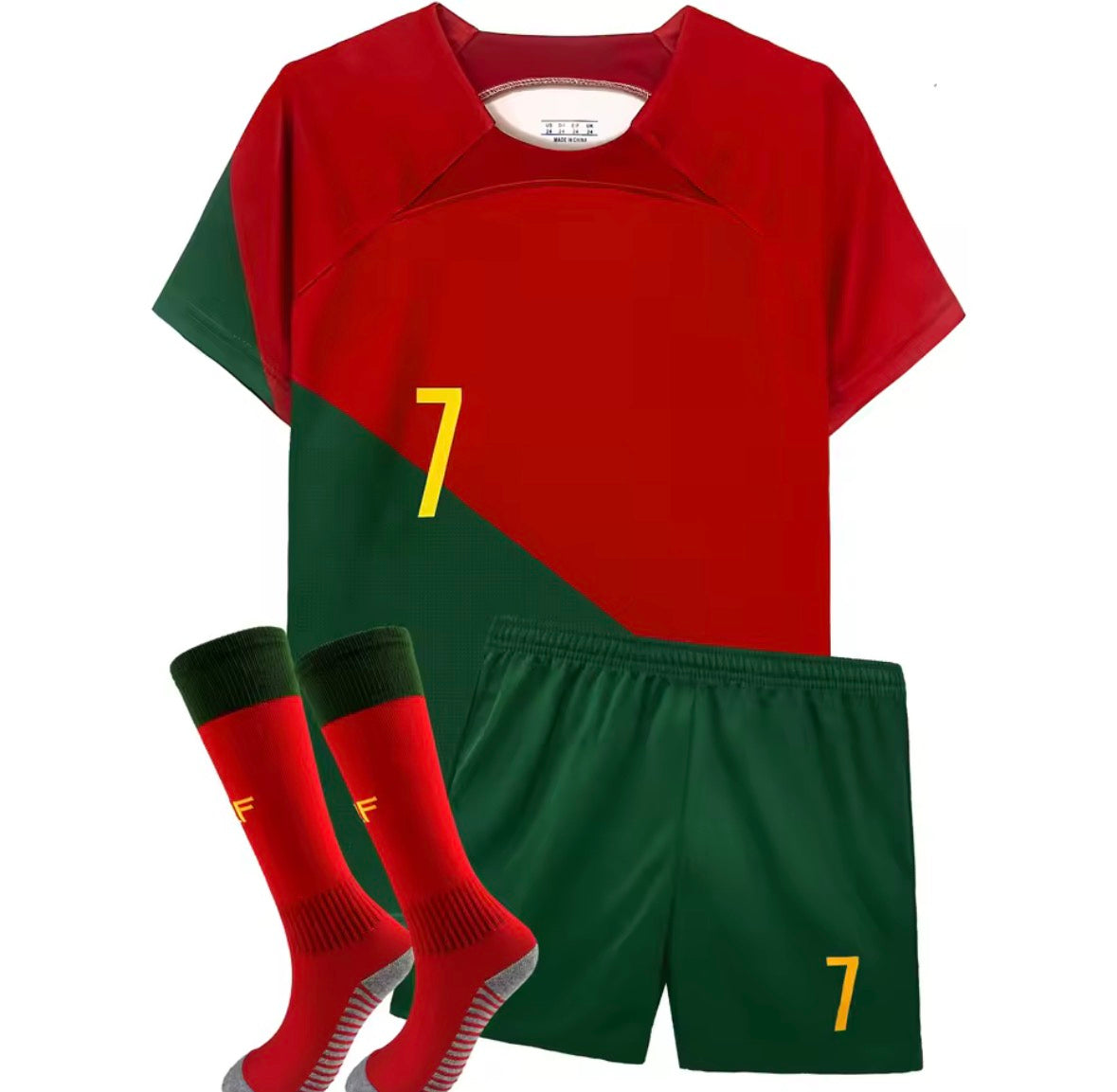 Soccer Shirts and Shorts Stockings Set