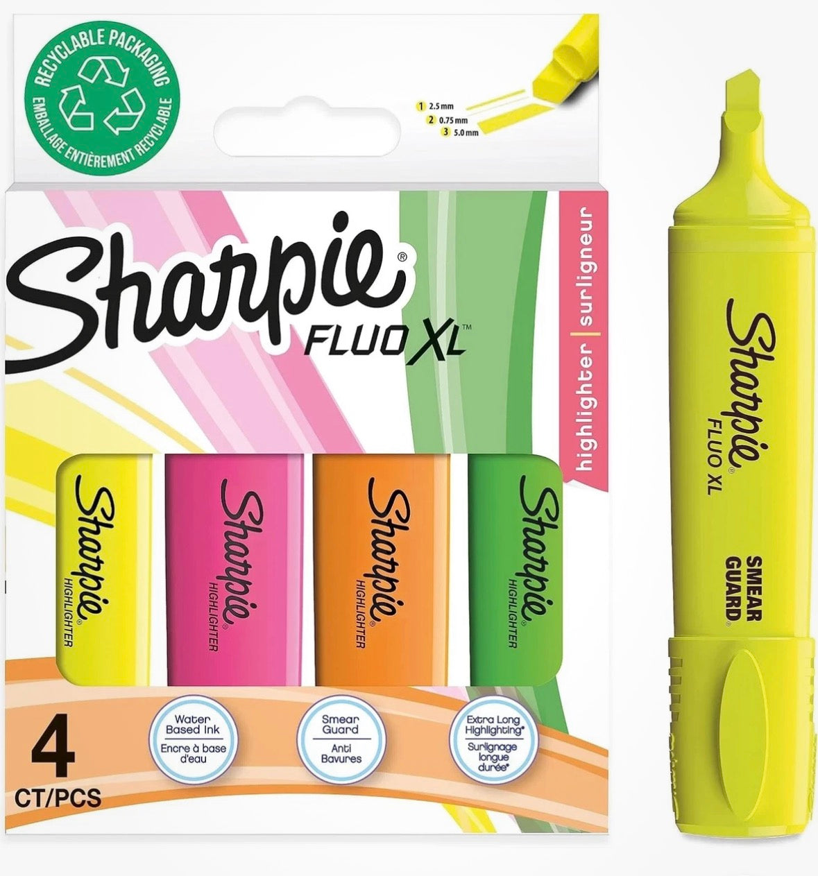 Sharpie Fluo XL Highlighters