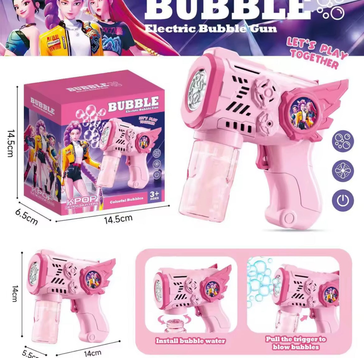 Kpop Bubble Gun