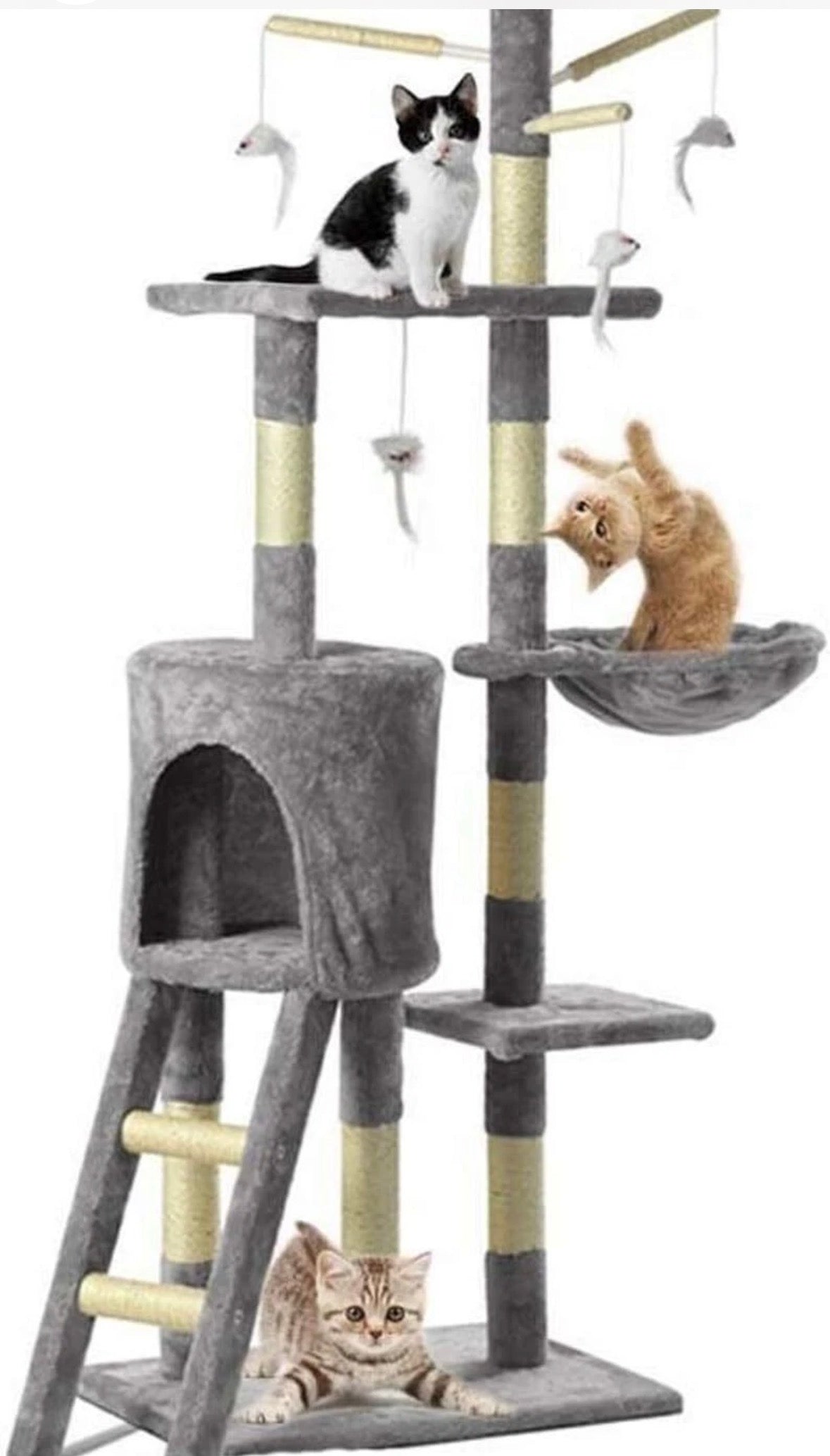 Large Cat Tree Activity Centre Multilevel Scratching Post