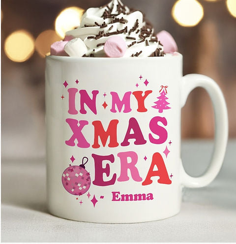 Personalised In My Christmas Era Mug